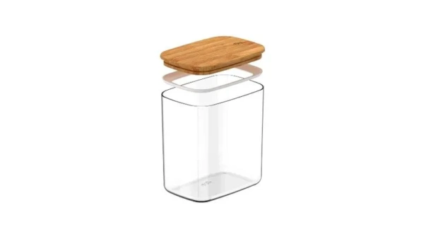 Pote HermÉtico C/tapa Bambu Keep 1 5l Natural - Imagen 2