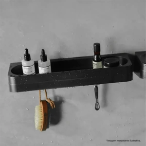 Estante De Pared Horizontal Eleve Negro