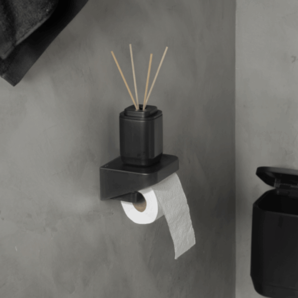 Porta Rollo De Papel Higienico Eleve Negro - Imagen 2