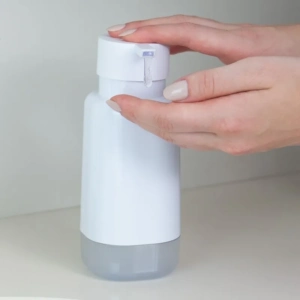 Jabonera  dual Blanco