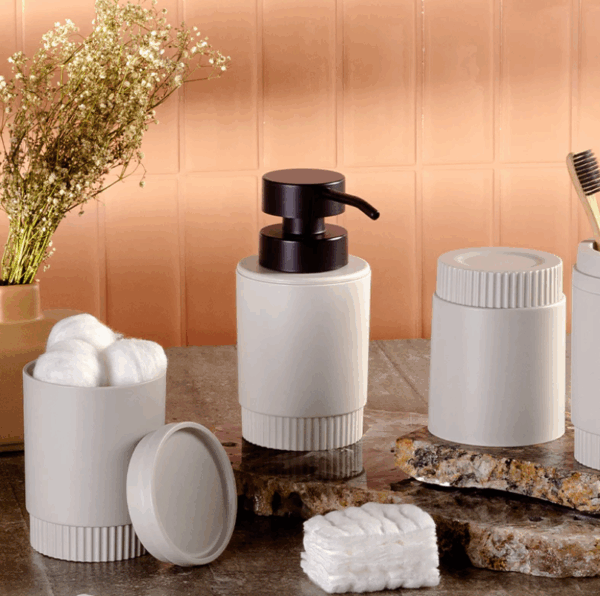 Soporte Cepillos Dorica Blanco - Imagen 4