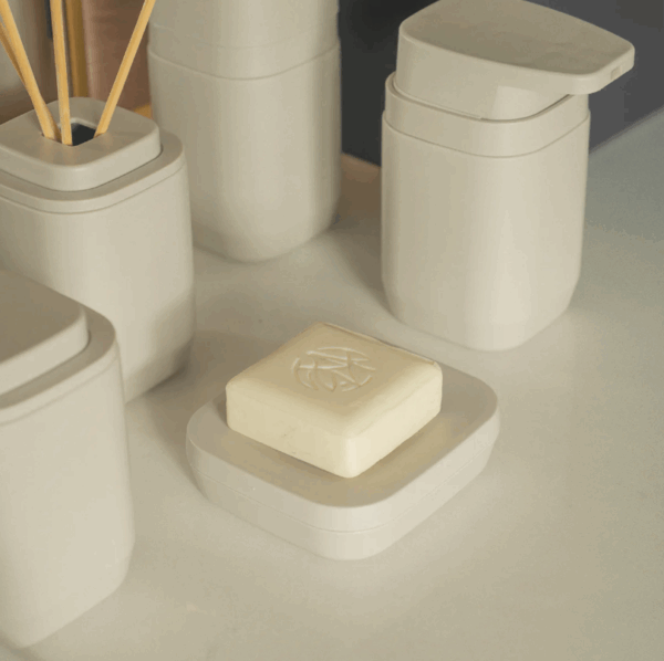 Jabonera Aura Beige