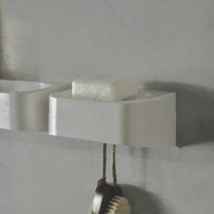 Jabonera De Pared Eleve Beige