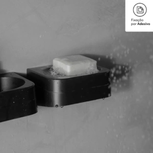Jabonera De Pared Eleve Negro