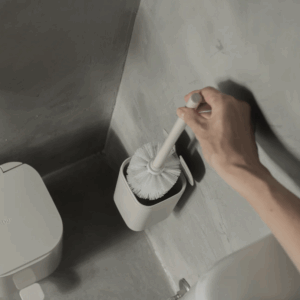 Cepillo Sanitario De Piso/pared Aura Beige