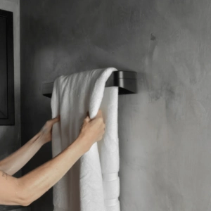 Toallero De Pared 55cm Eleve Negro