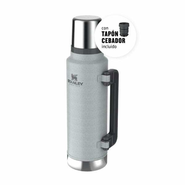 Termo Clasico 1.4 Lts. Asa Plegable Sliver -