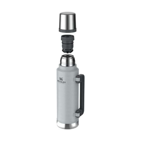 Termo Clasico 1.4 Lts. Asa Plegable Sliver - - Imagen 4