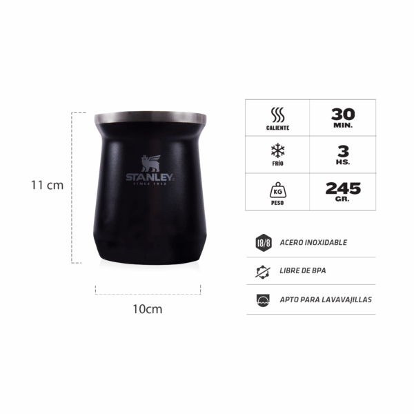 Mate Stanley 236 Ml - Negro 2.0 - Imagen 2