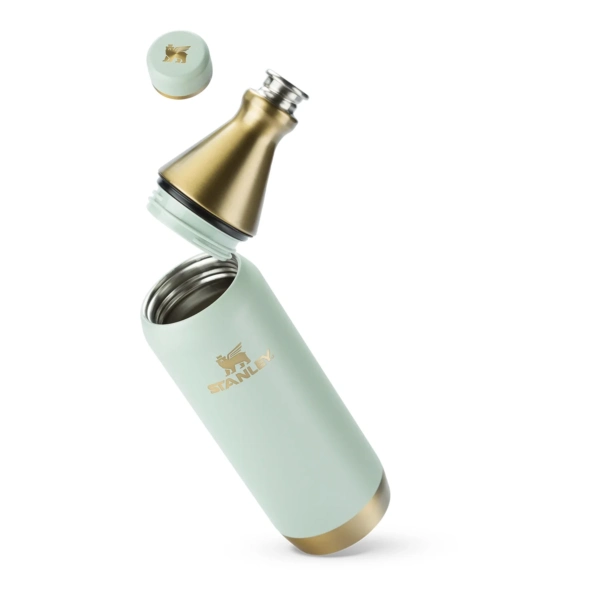 Botella All Day Slim Bottle Gilded Celadon 591 Ml - Imagen 5