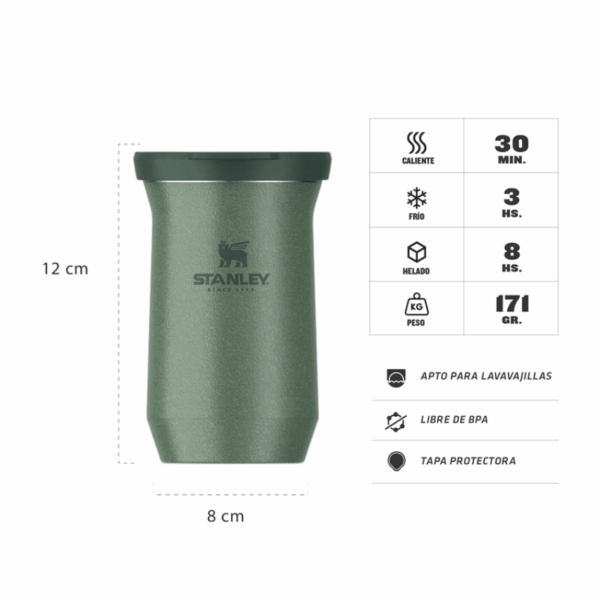 Mate 200 Ml. terere Verde - Imagen 3