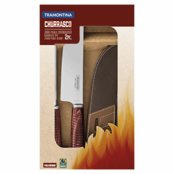 Polywood Jgo Cuchillo Con Funda Y Chaira Tramontin - Imagen 2