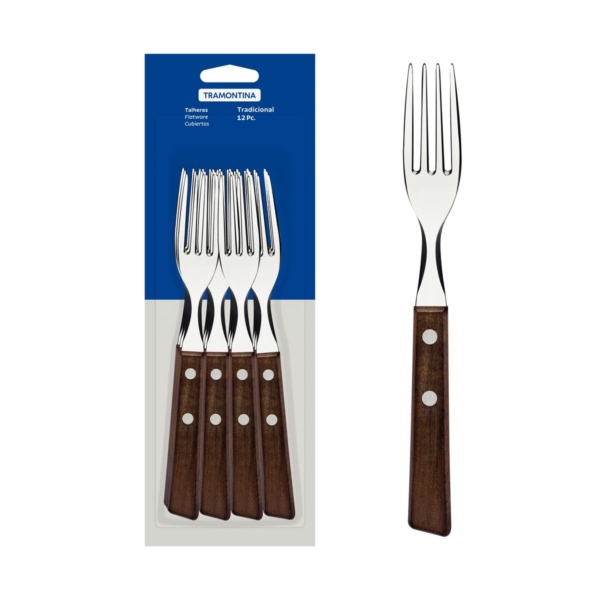 Tradicional Tenedor Mesa Blister 12 Pz. Tramontina
