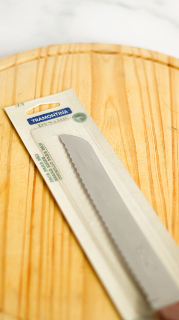Dynamic Cuchillo Pan Acero Inoxidable 8" M. Mad. T - Imagen 2
