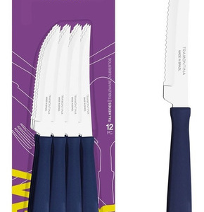 New Kolor Azul Cuchillo Blister 3 Pz. Tramontina