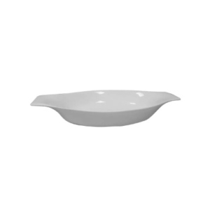 Fuente Oval Con Asa Melamina 21*11.5 Cm