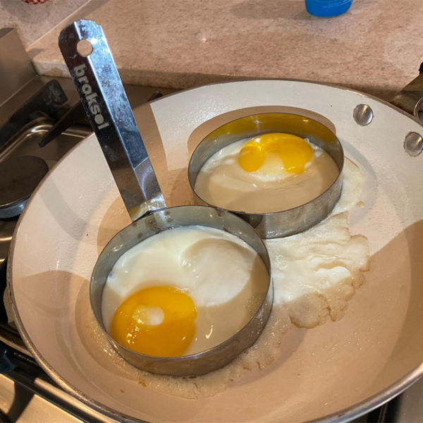 Molde Huevos Doble Para Plancha
