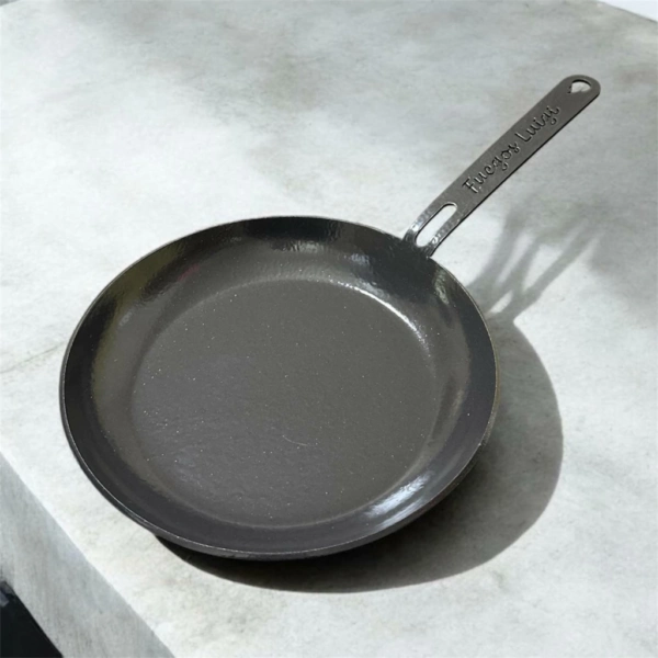 Sarten De Hierro 25cm De 3.2mm De Espesor Enlozada
