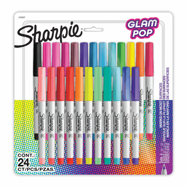 Sharpie Ultra Fino Glam Pop X24