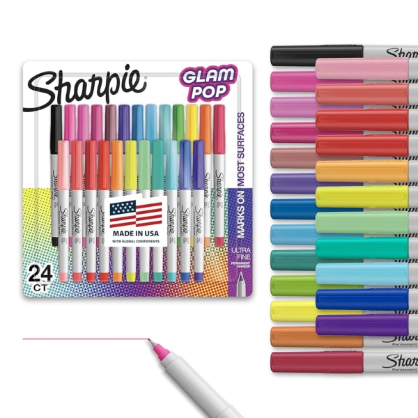 Sharpie Ultra Fino Glam Pop X24 - Imagen 2