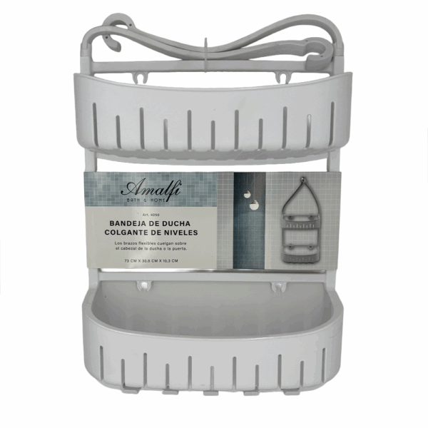 Organizador Colgante Plastico Flexible P/ducha Dob