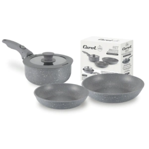 Bateria De Cocina 5 Pzas Gris