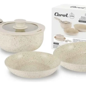 Bateria De Cocina 5 Pzas Beige