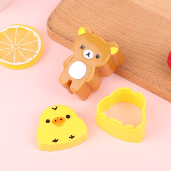 Molde Decorativo Para Sandwich Diseño Bear&chicken - Imagen 3