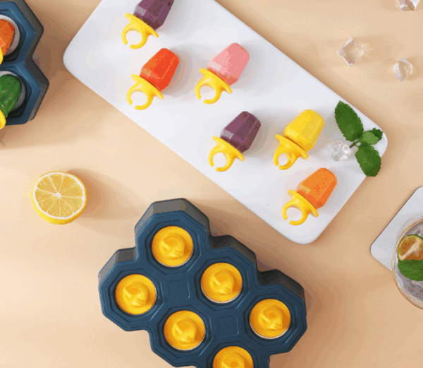 Molde De Silicona Para Mini Helados Rectangular - Imagen 2