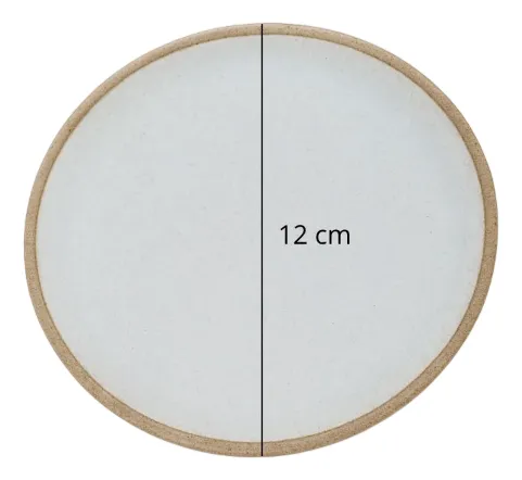 Posavasos 12cm Madera -- Blanco - Imagen 2