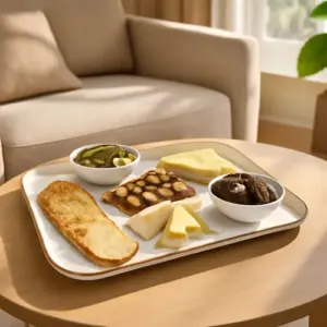 Bandeja 24x32x2.2 Cm. Blanca