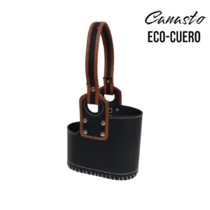 Canasto De Ecocuero Rectangular