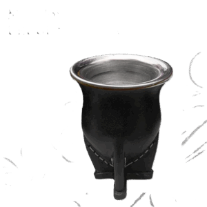 Mate De Acero Forrado En Ecocuero