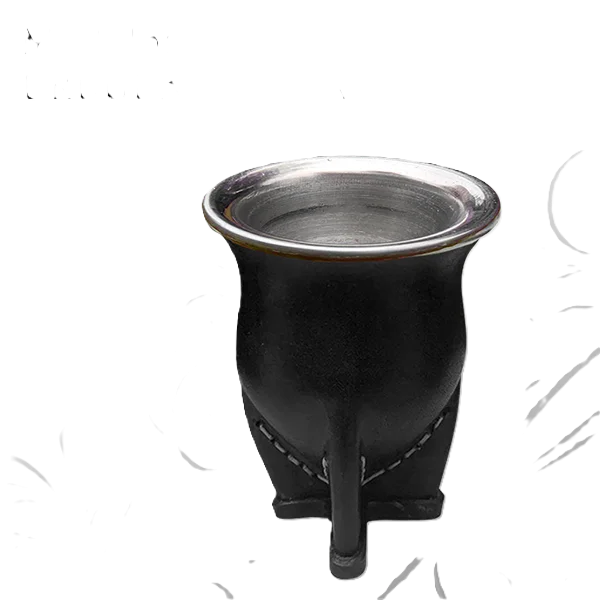 Mate De Acero Forrado En Ecocuero