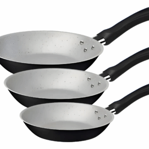 Juego De Sartenes Tramontina Linz 3 Piezas Negro L