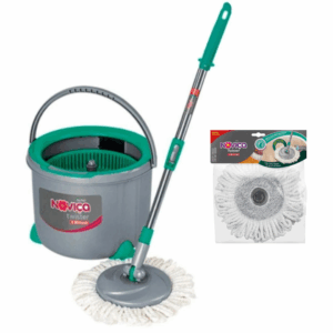 Balde Twister Con 2 Mopas De Repuestos