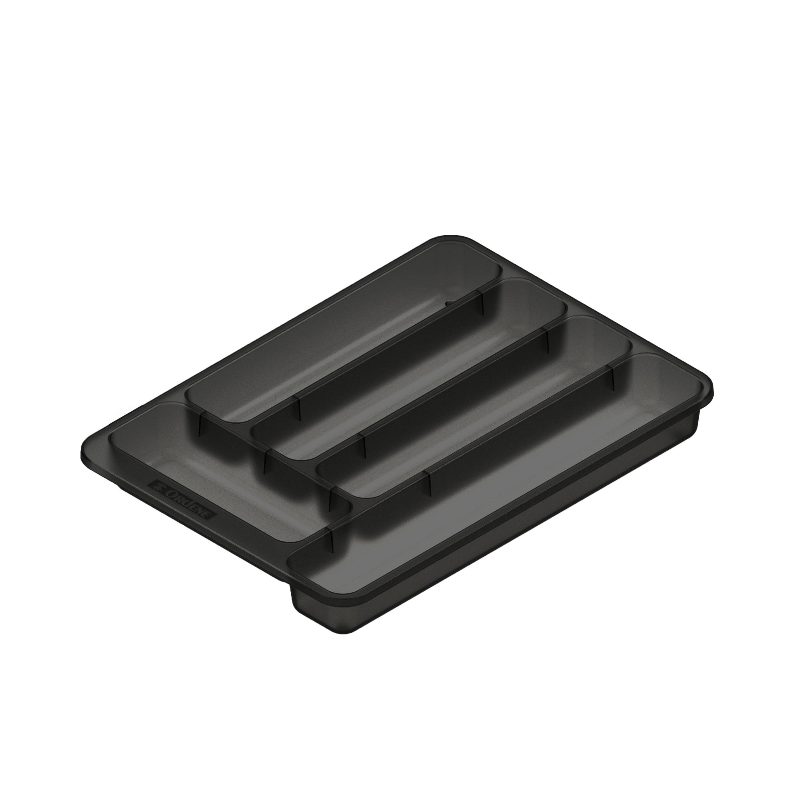 Set De Escurridor De Vajilla Con Organizador De Cubiertos Negro - Imagen 3