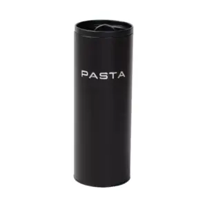 Lata De Fideos 11x29cm Negra