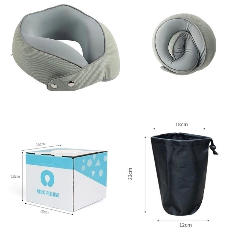 Almohada De Viaje C/antifaz & Tapones Para Los Oídos + Bolsa De Almacenamiento - Imagen 6