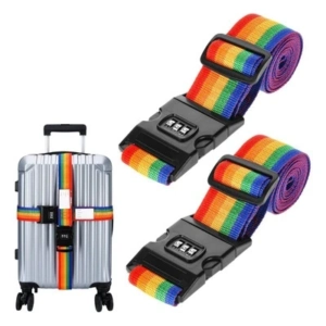 Correa Para Equipaje Con Clave De 3 Dígitos Modelo Rainbow