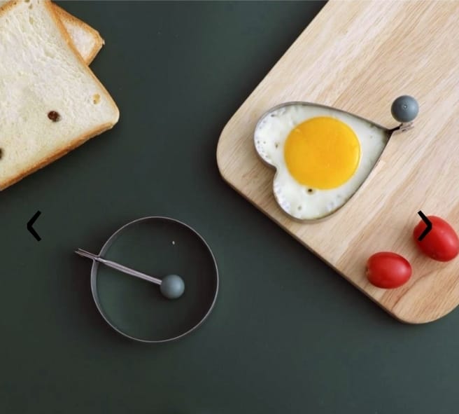 Molde Variado Para Huevo Frito De Acero Inox. Hello Hy - Imagen 4