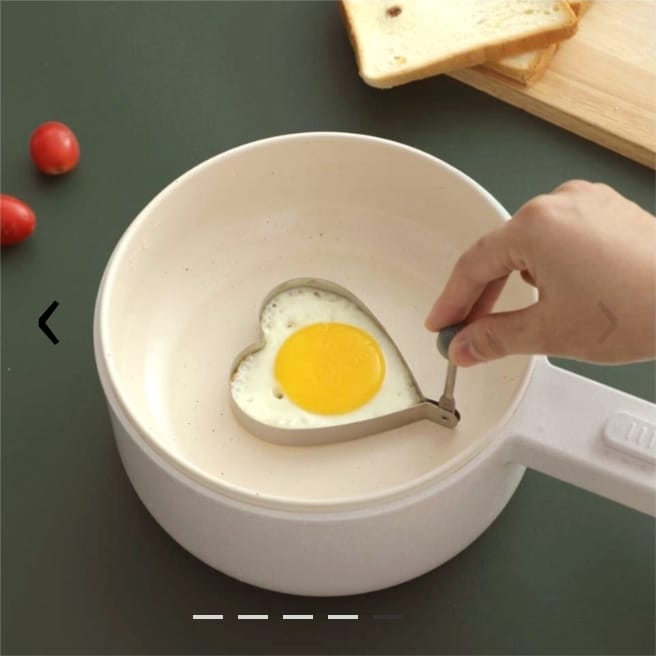 Molde Variado Para Huevo Frito De Acero Inox. Hello Hy - Imagen 2