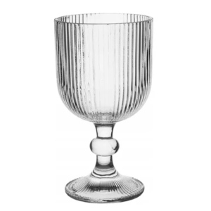 Copa De Vidrio 350ml Acanalado