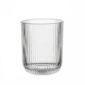 Vaso De Vidrio 350ml Acanalado