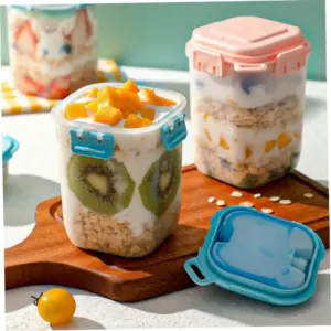 Táper Desmontable Multiuso Cuadrado Alto Con Gel Refrigerante – 580ml