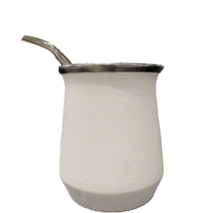 Mate De Acero C/caja + Bombilla