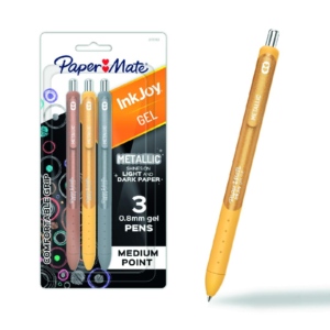 Inkjoy Gel Metallic 0.7mm 3ct Asst