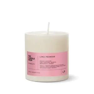 Vela 10 X 10 Lima Peonias