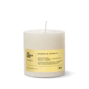Vela 10 X 10 Magnolia Vainilla