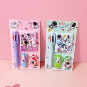 Set De Utiles Diseño - Astronauta/gato/panda